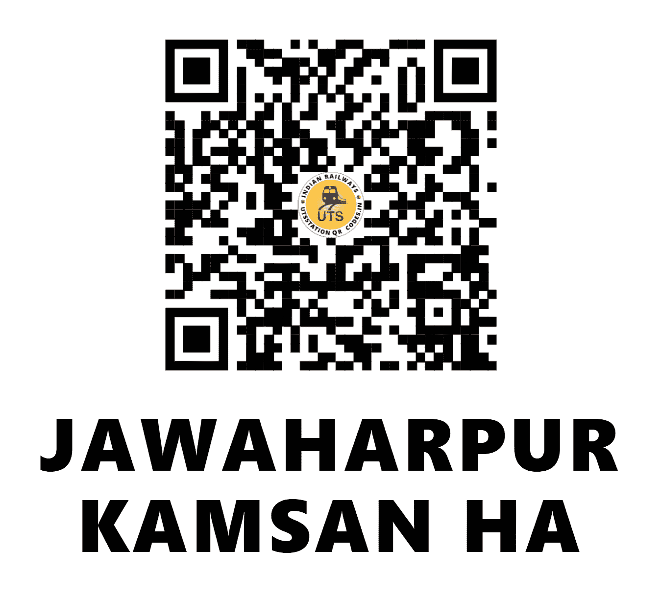 UTS QR Code for JAWAHARPUR KAMSAN HA - JWK - NC (UTTAR PRADESH)